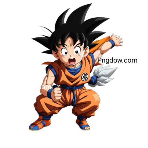 Kid Goku PNG image
