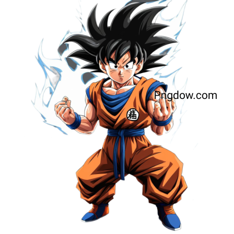 Are there any free resources for downloading Goku illustrations in PNG format