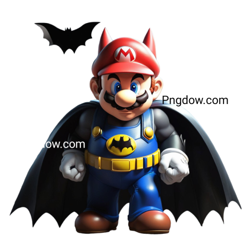 mario Superman png image, transparent, png, icon image, vector