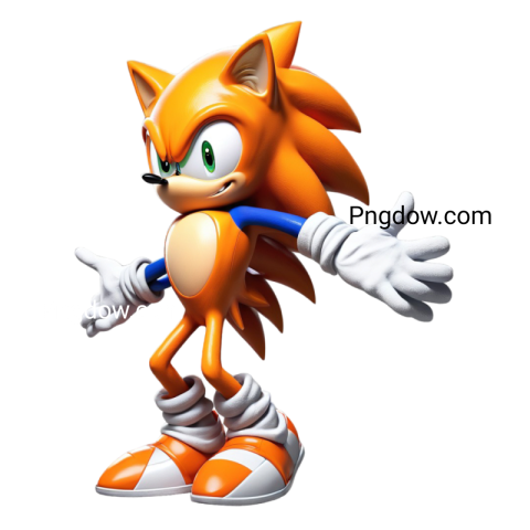 orange Sonic PNG