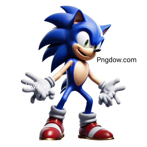 blue Sonic PNG