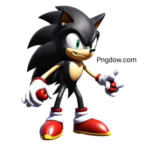 Sonic black PNG