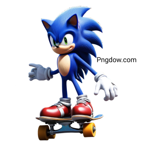 Sonic transparent background
