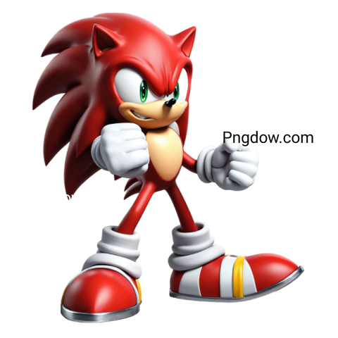 red Sonic PNG