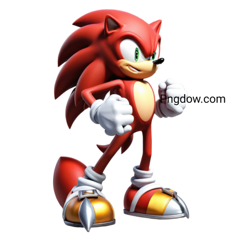 Sonic red PNG