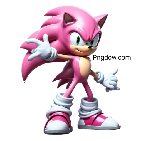 pink Sonic PNG