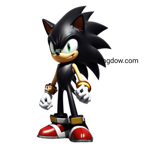 sonic png black image