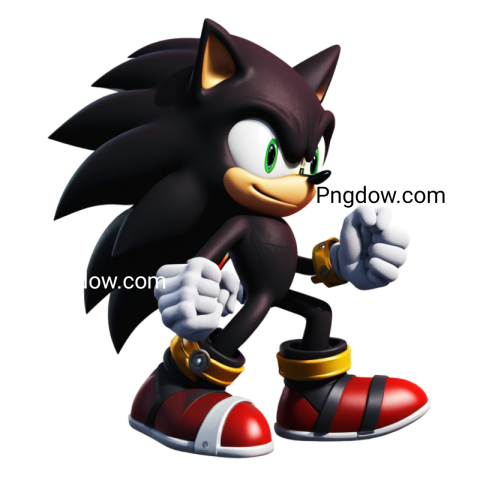 sonic black png image