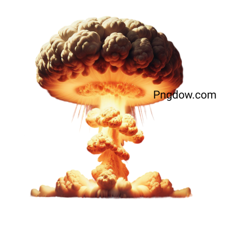Nuclear Bomb Explosion png transparent