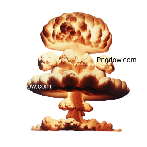 Nuclear Bomb Explosion transparent images