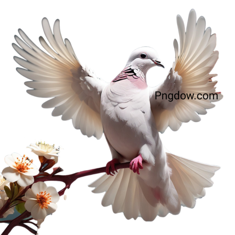 Dove flower PNG images