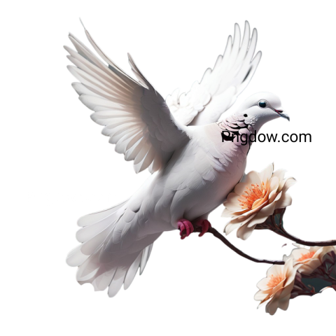Dove flower PNG