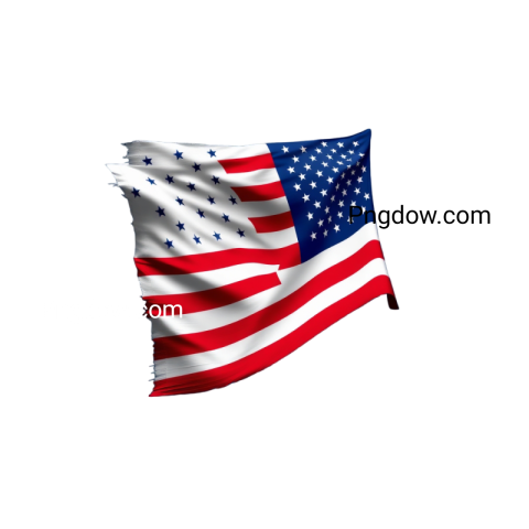 american flag transparent background