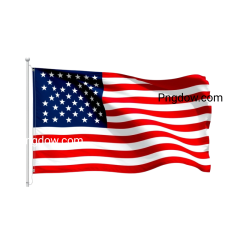 american flag png, transparent