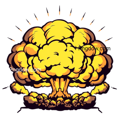 nuclear explosion, explosions, explosion png