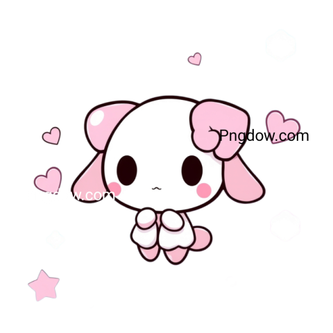 my melody png, illustrations, transparent