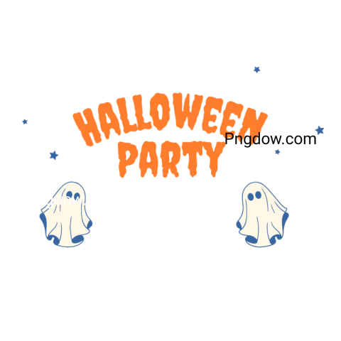 Halloween party decorations png