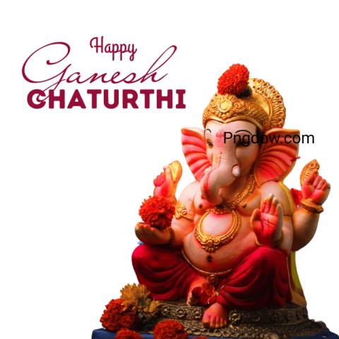 ganesh ji text transparent image