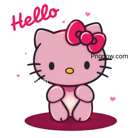 pink transplant hello kitty png