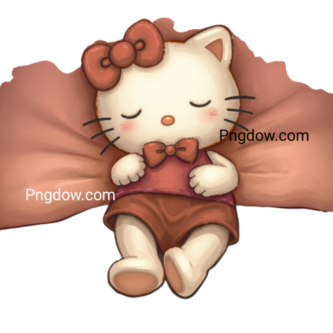 Hello Kitty Sleeping