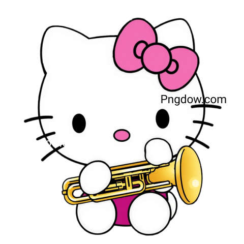 Hello Kitty with Trumpet image