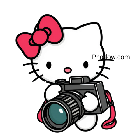 Hello Kitty with Camera