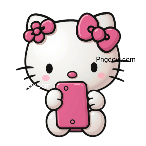 Hello Kitty with Phones