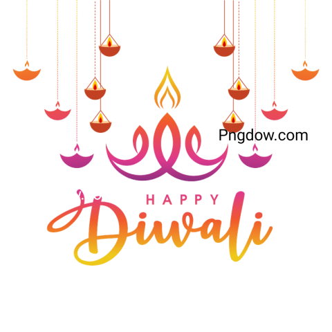 diwali png text transparent image