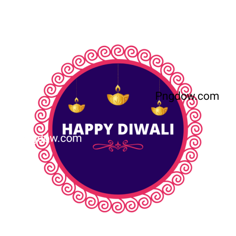 happy diwali png for free