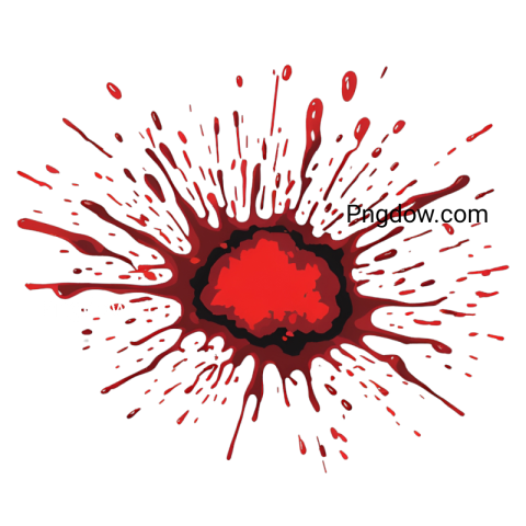 blood splatter png