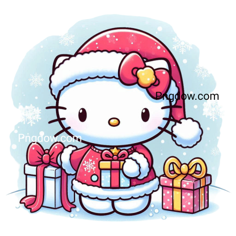 Hello Kitty Santa images