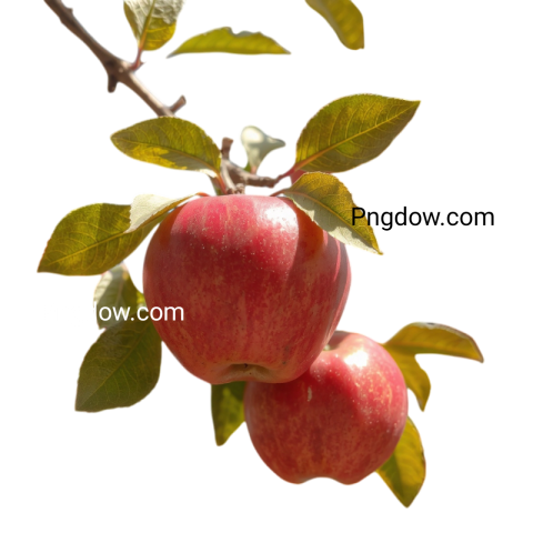 realistic red apple PNG