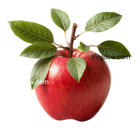 high resolution red apple PNG