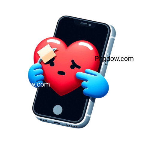 iphone mending heart emoji png