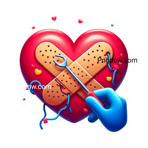 mending heart hand repair emoji png