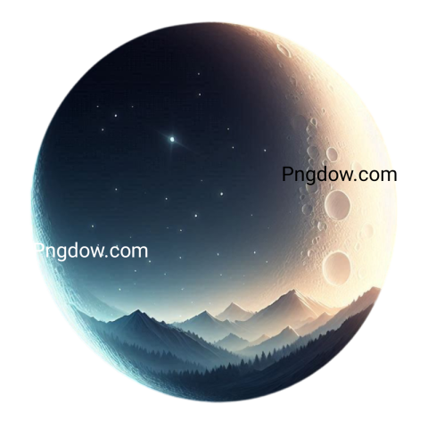 moon silhouette png