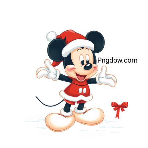 Christmas Mickey Mouse Png