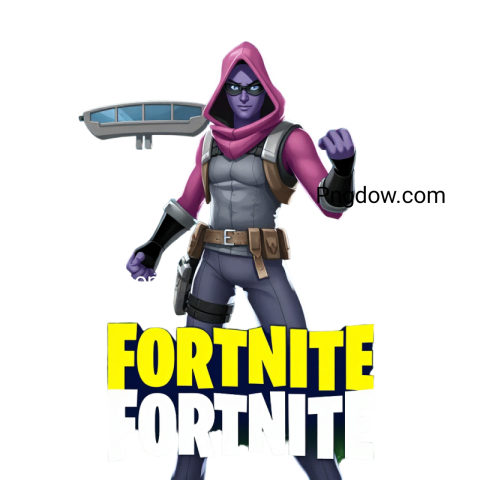 A vibrant purple skin design from Fortnite, showcasing unique patterns and details in a stylish SVG format