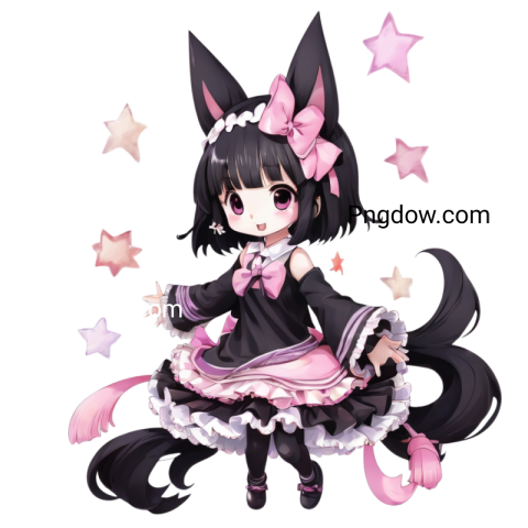 cute girls kuromi vector