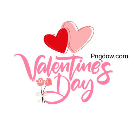 Valentine's Day transparent background