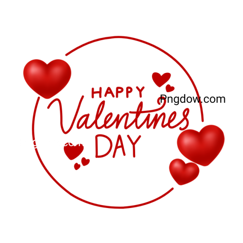 happy Valentines Day Png background design