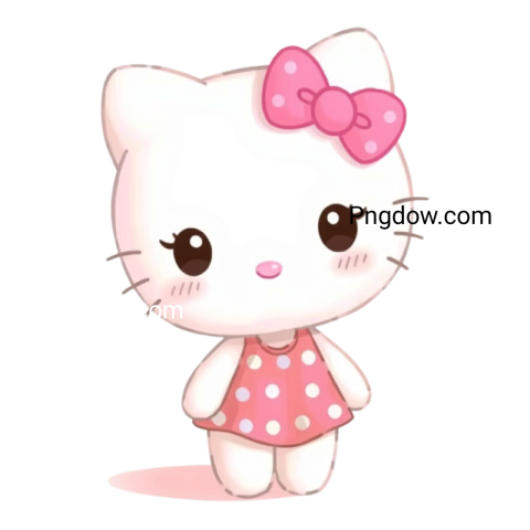 cute hello kitty png clipart