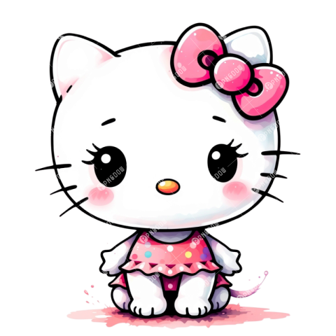 hello kitty clipart PNG