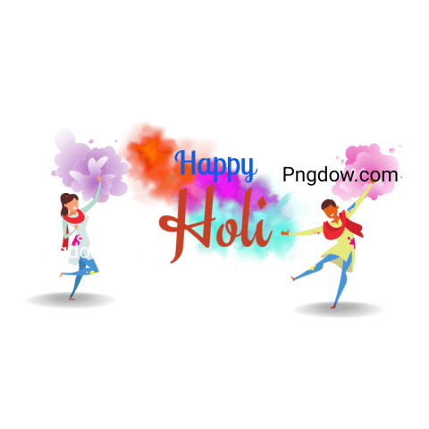 Holi png clipart