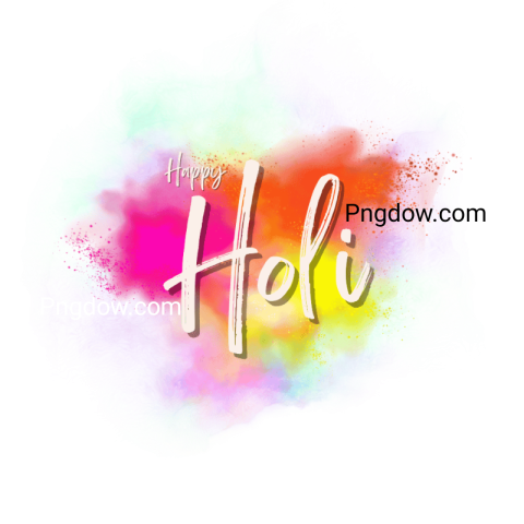 Happy Holi colors PNG