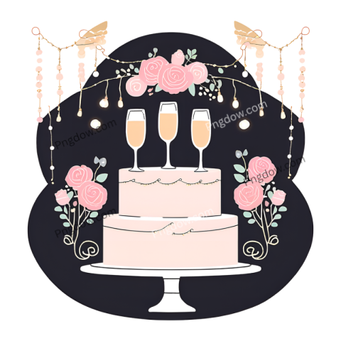 Wedding cake clipart