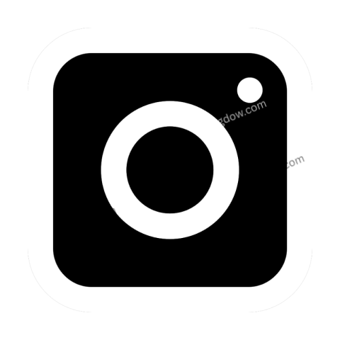 Black and white Instagram logo