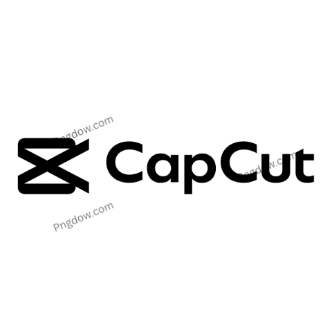 Capcut black logo png