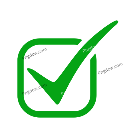 Green check mark png free