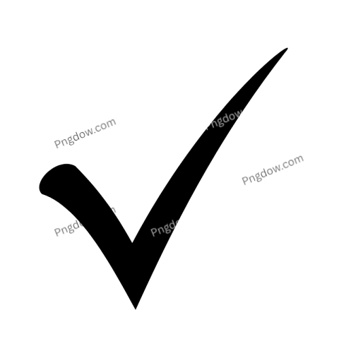 Check mark black png